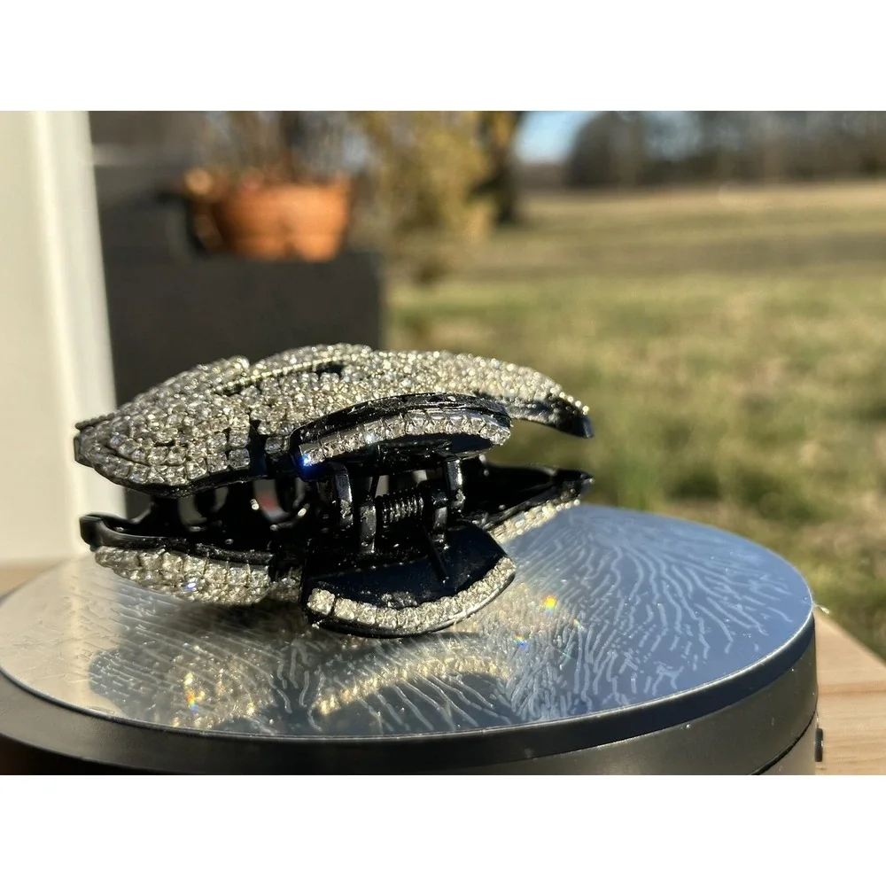 1 New Gorgeous Hair Clip with Shinny Crystals Hair Jewelry Accessories‎